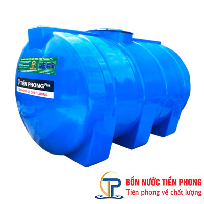 Bồn nước nhựa Tiền Phong 1000L ngang