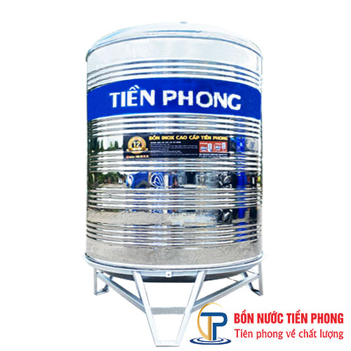 Bồn nước inox Tiền Phong 4000L đứng (Φ1160)