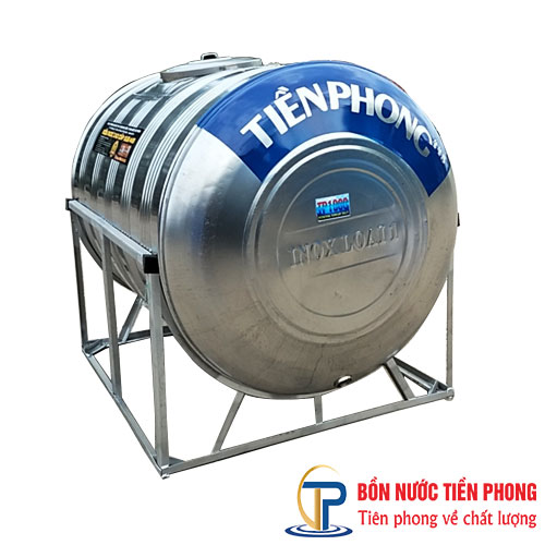 Bồn nước inox Tiền Phong 1000L ngang (Φ960)